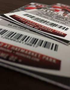 tickets printing